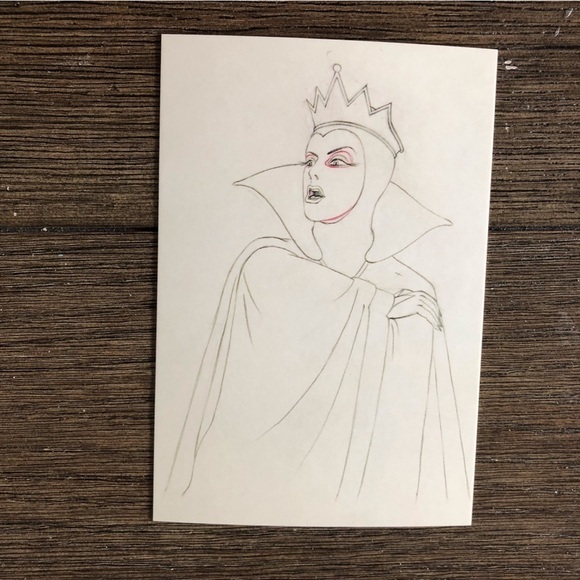 Disney Villains Postcards: Snow White: Evil Queen 8 pack. - Picture 9 of 9